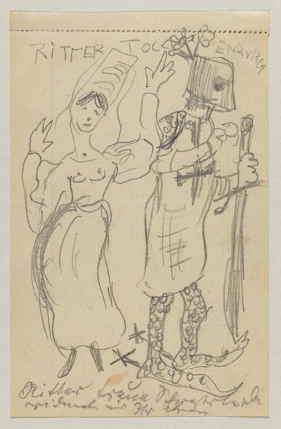 Lovis Corinth og Carl Strathmann av Lovis Corinth