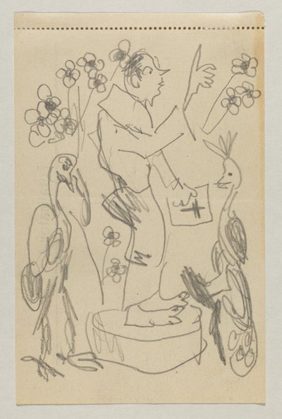 Lovis Corinth og Carl Strathmann av Lovis Corinth