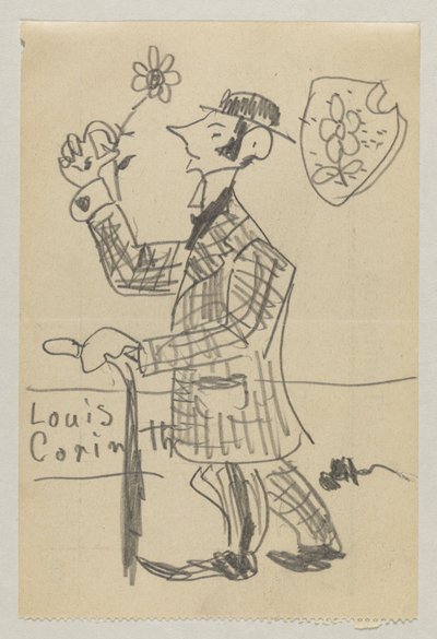 Lovis Corinth og Carl Strathmann av Lovis Corinth