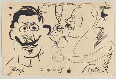 Lovis Corinth til Carl Strathmann: postkort, poststemplet 10. juni 1903 av Lovis Corinth