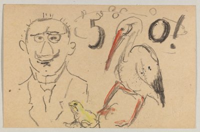 Lovis Corinth til Carl Strathmann: postkort, poststemplet 11. september 1916 av Lovis Corinth