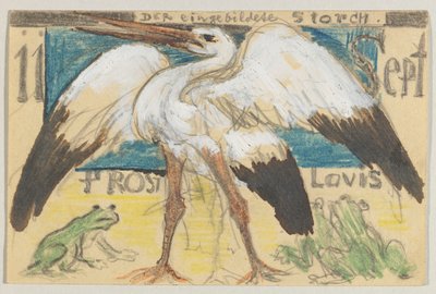 Lovis Corinth til Carl Strathmann: postkort, poststemplet 12. september 1905 av Lovis Corinth