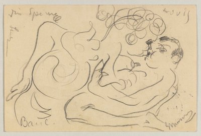 Lovis Corinth til Carl Strathmann: postkort, poststemplet 25. mars 1908 av Lovis Corinth