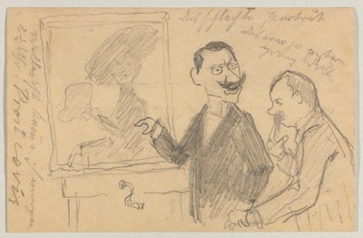Lovis Corinth til Carl Strathmann: postkort, poststemplet 27. mai 1901 av Lovis Corinth