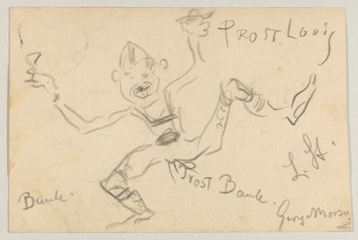 Lovis Corinth til Carl Strathmann: postkort, poststemplet 6. november 1906 av Lovis Corinth