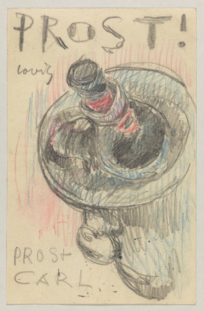 Lovis Corinth til Elly Strathmann: postkort, poststemplet 22. mai 1911 av Lovis Corinth