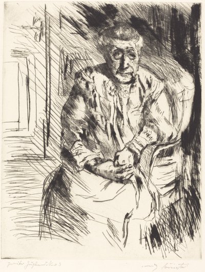 Ma Belle Mere Svigermor, 1919. av Lovis Corinth