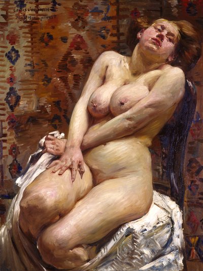 Nana, naken kvinne av Lovis Corinth