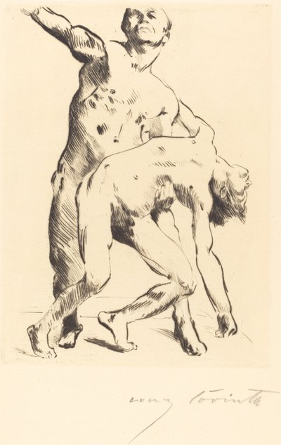 Odyssevs og frieren (Odyssevs og frieren) av Lovis Corinth