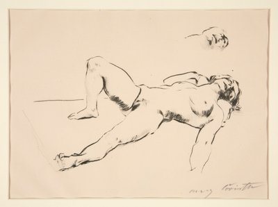 Liggende naken av Lovis Corinth