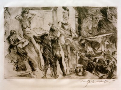 Smia av vulkanen av Lovis Corinth