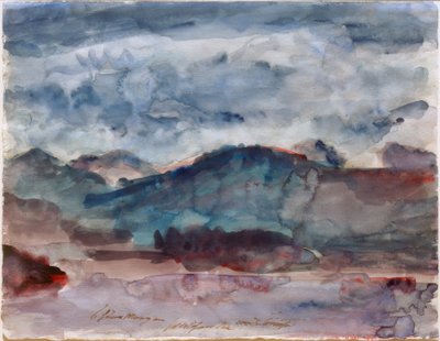 Fin morgen på Walchensee av Lovis Corinth