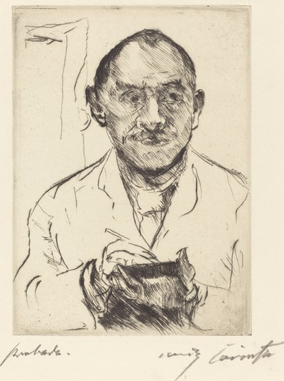 Selvportrett (selvportrett) av Lovis Corinth