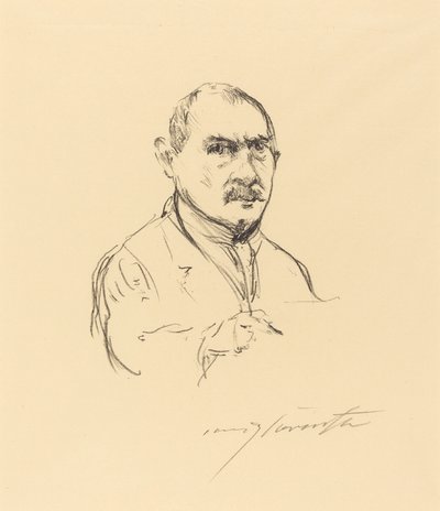 Selvportrett (selvportrett) av Lovis Corinth