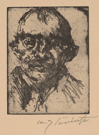 Selvportrett (selvportrett) av Lovis Corinth