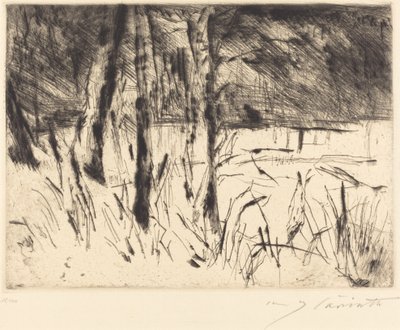 Tiergarten zoologiske hage, 1922. av Lovis Corinth