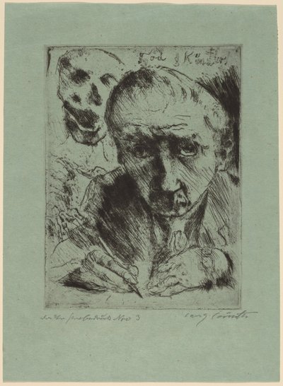 Døden og kunstneren av Lovis Corinth