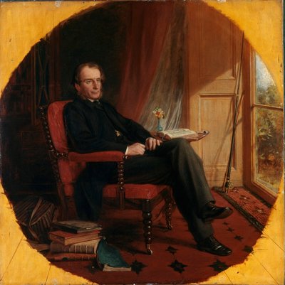 Portrett av den engelske forfatteren Charles Kingsley (1819-1875) Maleri av Lowes Cato Dickinson (1819-1908) 1862 London, National Portrait Gallery av Lowes Cato Dickinson