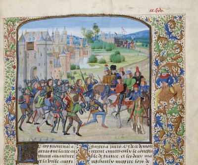 Charles VIs retur til Paris, ca 1470-1475. av Loyset Liedet
