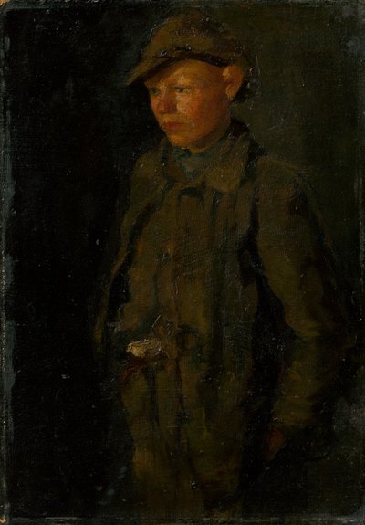 Stående gutt av Laszlo Mednyanszky