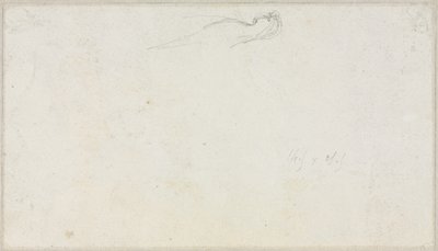 Skisse av en sfinks [?] (verso) av Luc Olivier Merson