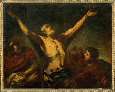 La martyr de Saint Andre - The martyrdom of Saint Andrew, Apostle … av Luca (circle of) Giordano