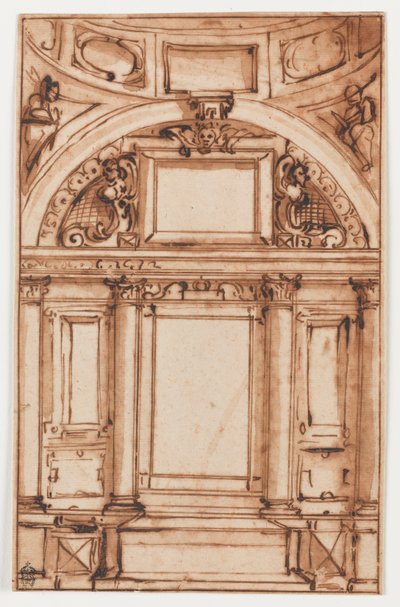 En arkitektonisk studie av Luca Cambiaso