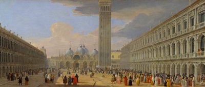 Piazza San Marco, Venezia, ca. 1709 av Luca Carlevaris