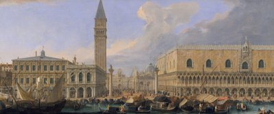 Molo, Venezia, fra Bacino di San Marco, ca. 1709 av Luca Carlevaris