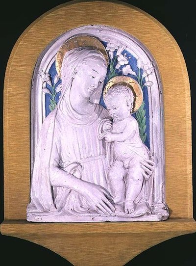 Madonna og barn av Luca Della Robbia