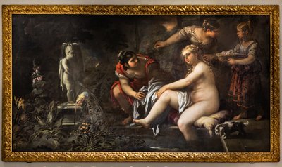 Bathsheba, andre halvdel av 1500-tallet (olje på lerret) av Luca Giordano
