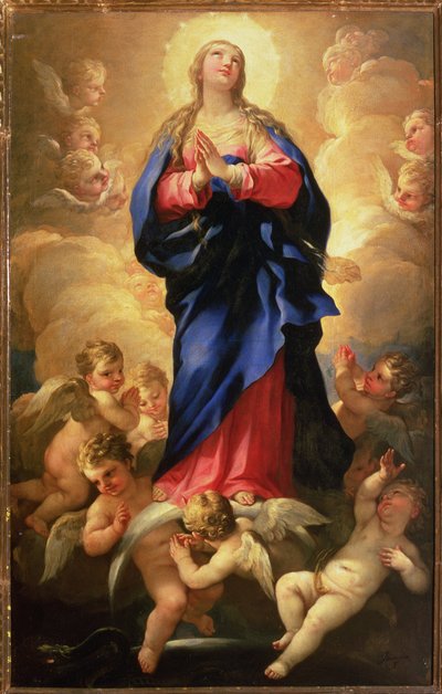 Ulastelig unnfangelse av Luca Giordano