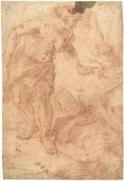 Kain ved liket av Abel av Luca Giordano