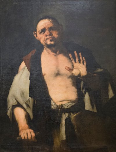 Portrett av en mesterbygger (Crates) av Luca Giordano