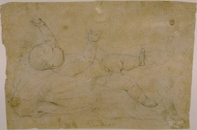 Liggende barn av Luca Giordano