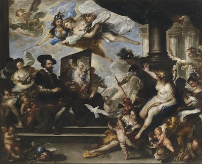 Rubens maler allegorien om fred av Luca Giordano