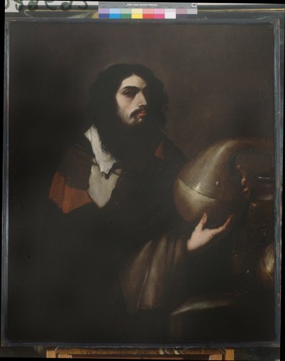 Selvportrett som kjemikalie eller alchimist, ca. 1660 (olje på lerret) av Luca Giordano