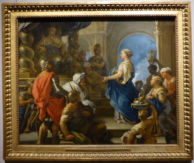 Salomo og dronningen av Saba av Luca Giordano