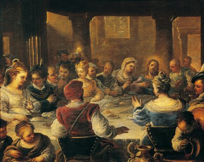 Bryllup på Cana av Luca Giordano