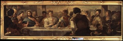 ""bryllupet i Cana"" (Miraklet i Cana) Maleri av Luca Giordano (1632-1705) Pushkin-museet, Moskva av Luca Giordano