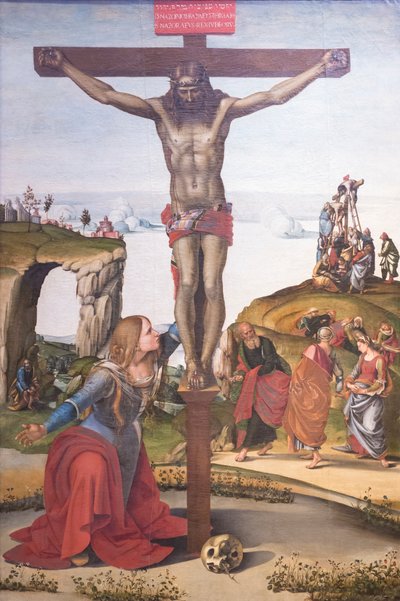Korsfestelse med Maria Magdalena av Luca Signorelli