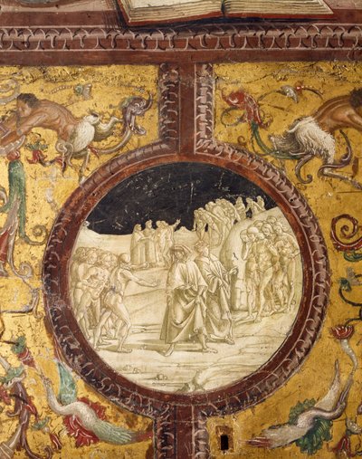 Dante og Virgil i helvete, scene fra Divine Comedy, av Dante Alighieri (1265-1321) av Luca Signorelli