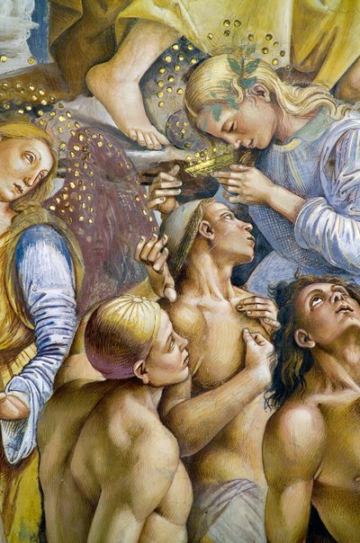 Elect, fra Last Judgment fresco cycle av Luca Signorelli