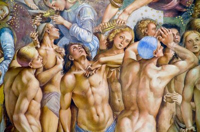 Elect, fra Last Judgment fresco cycle av Luca Signorelli