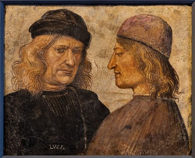 Portrett av Luca Signorelli og kammerherren Niccolò d