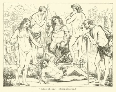 School of Pan (gravering) av Luca Signorelli