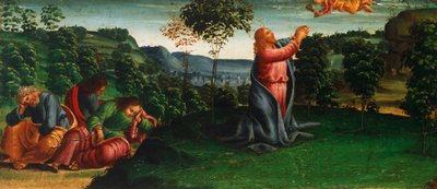 Stories of Christ: Christ in Garden of Getsemane av Luca Signorelli (cirka 1445-1523) av Luca Signorelli