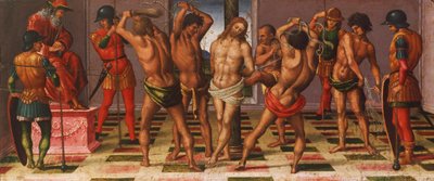 Stories of Christ: flagellation av Luca Signorelli (cirka 1445-1523) av Luca Signorelli
