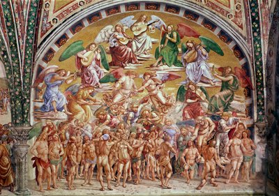 De utvalgtes kall til himmelen (se også 136323) av Luca Signorelli