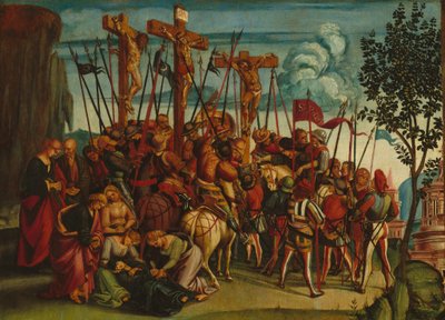 Korsfestelsen, ca. 15041505. av Luca Signorelli